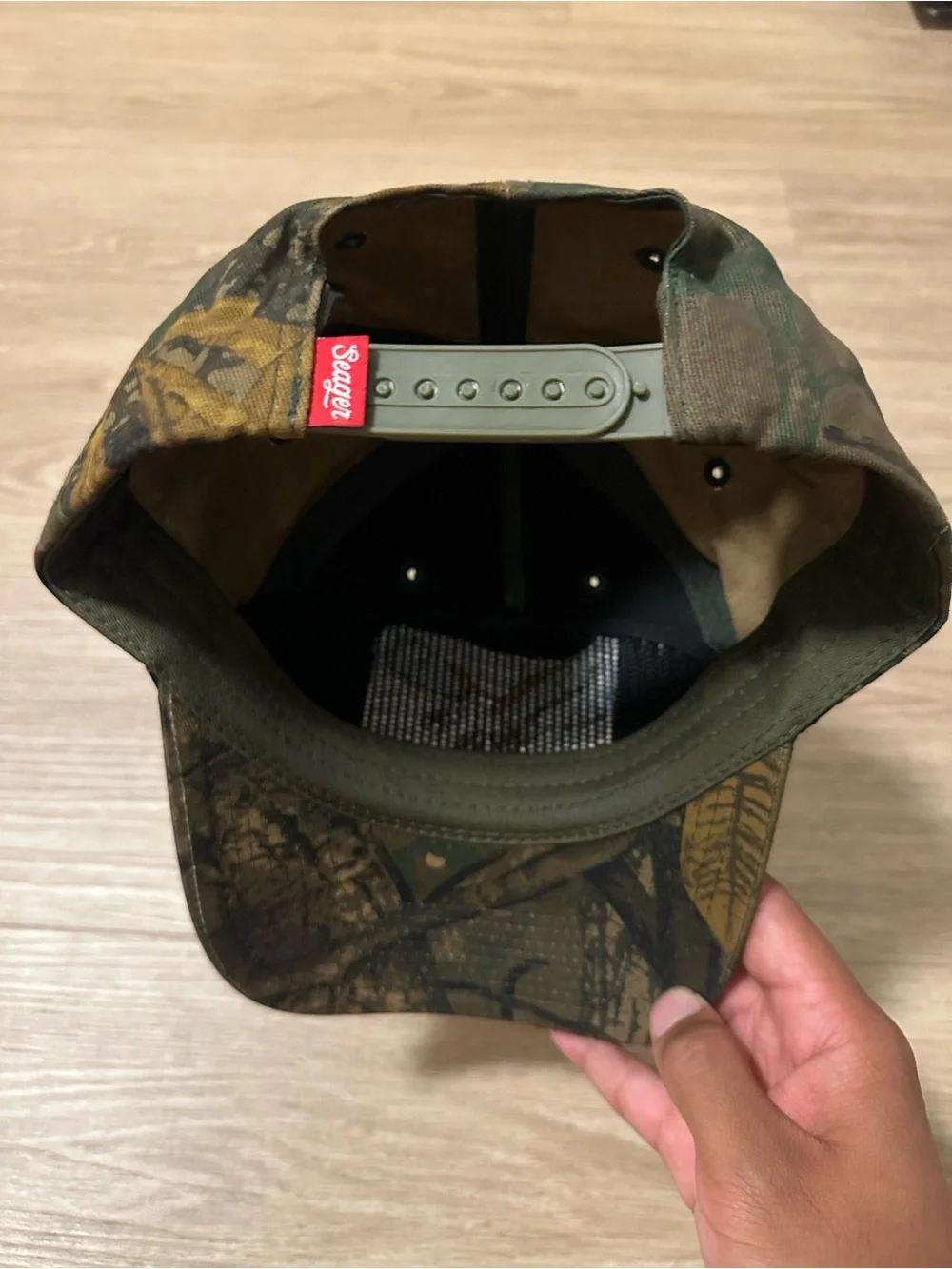 Seager USA Camo SnapBack Hat